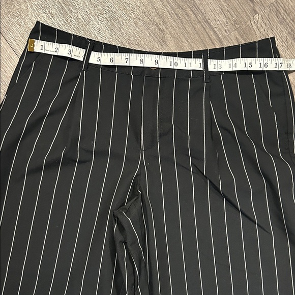 Black Pinstripe Trousers - Picture 7 of 7